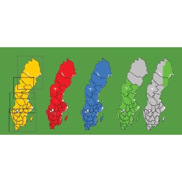 Topografiska kartor för Disgen