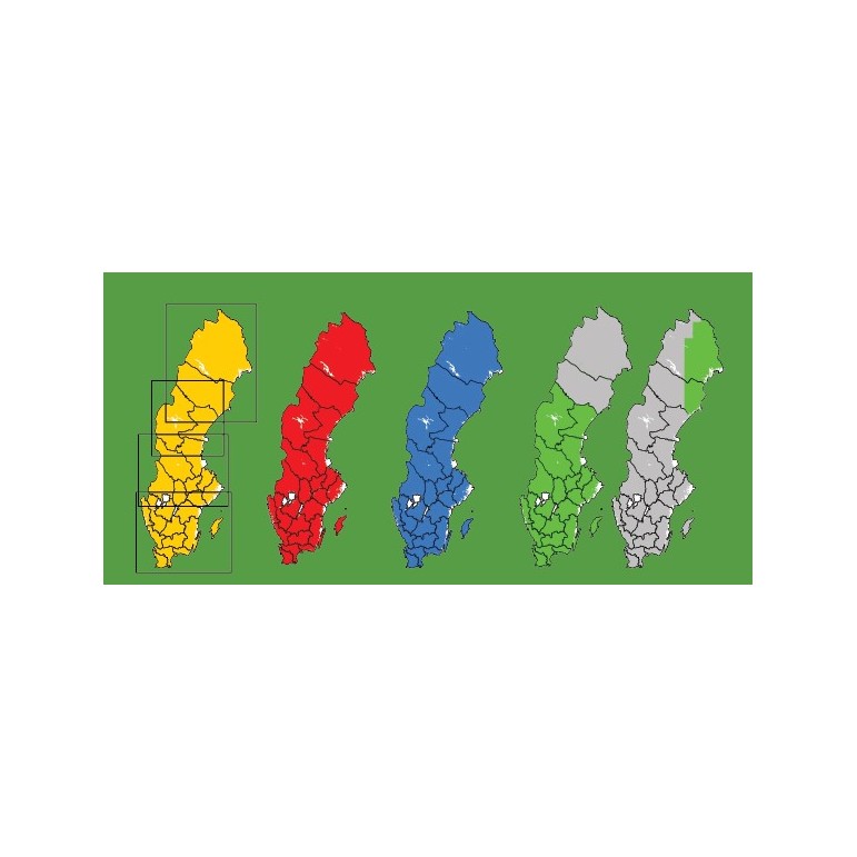 Topografiska kartor för Disgen