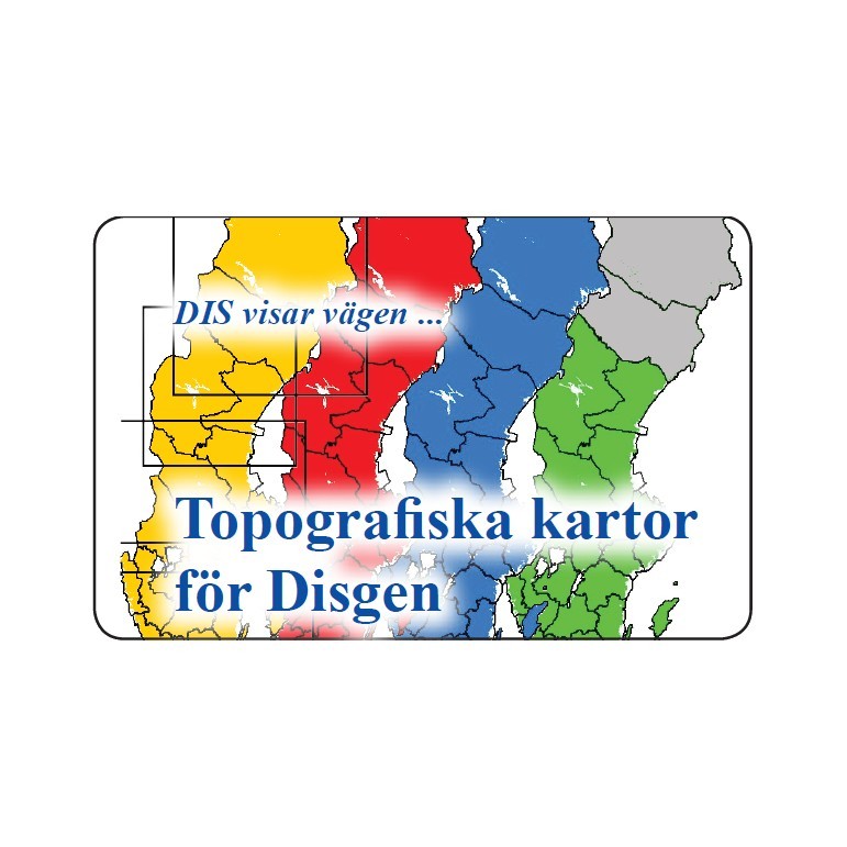 Topografiska kartor för Disgen