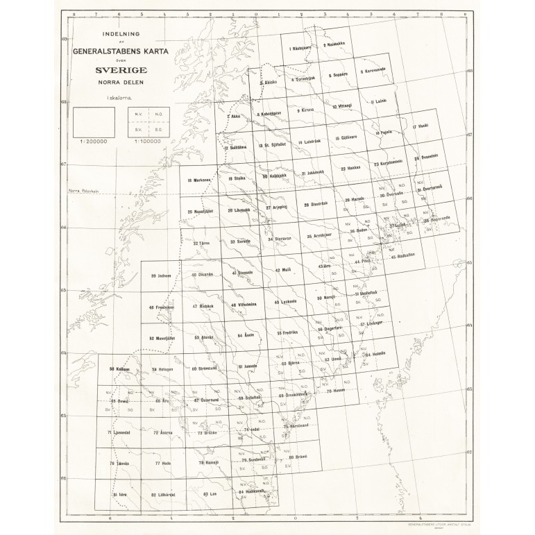 Generalstabskartor för Disgen: Norrlands-län