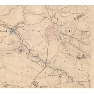Skånska Rekognoseringskartan för Disgen