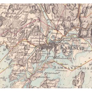 Generalstabskartor för Disgen: Södra länen i Sverige