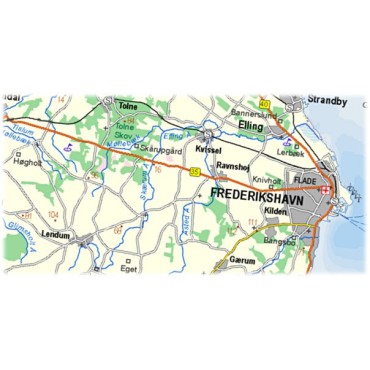 Nordiska topografiska kartor för Disgen