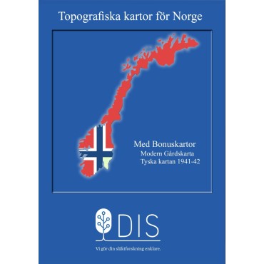 Topografiska kartor Norge för Disgen