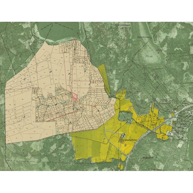Skifteskartor för Disgen