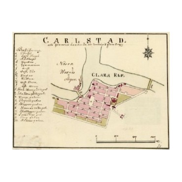 Sveriges historiska stadskartor