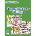 Topografiska kartor för Disgen