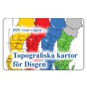 Topografiska kartor för Disgen